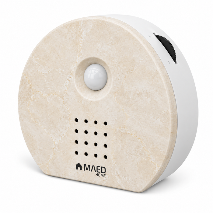 Zijaanzicht van Limestone Round